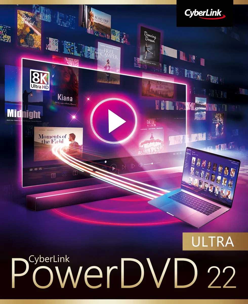 CyberLink PowerDVD 22 Ultra PC Code d'activation