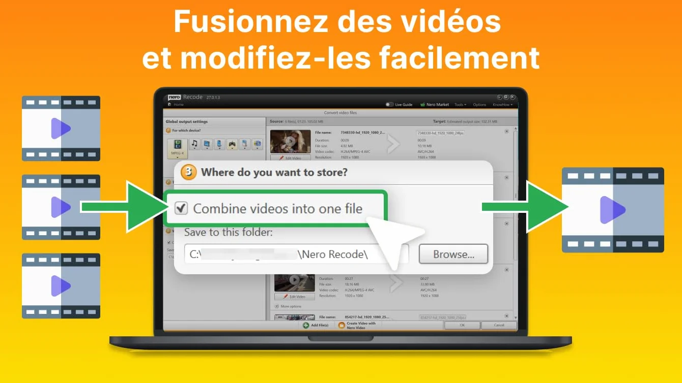 Nero Recode Logiciel Convertisseur MP3 Licence à vie 1 PC Windows 11/10/8/7