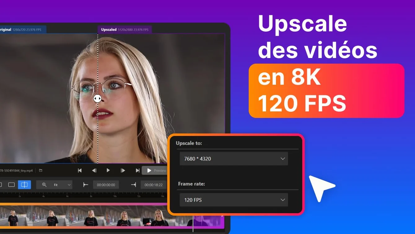 Nero AI Video Upscaler Pro 365 | Licence annuelle | 1 PC | Windows 11/10