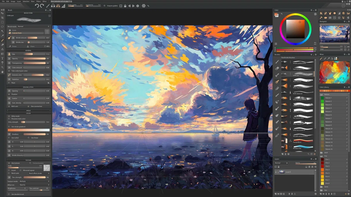 Paintstorm Studio - Logiciel de peinture numérique - Licence perpétuelle - pour Windows et MacOS