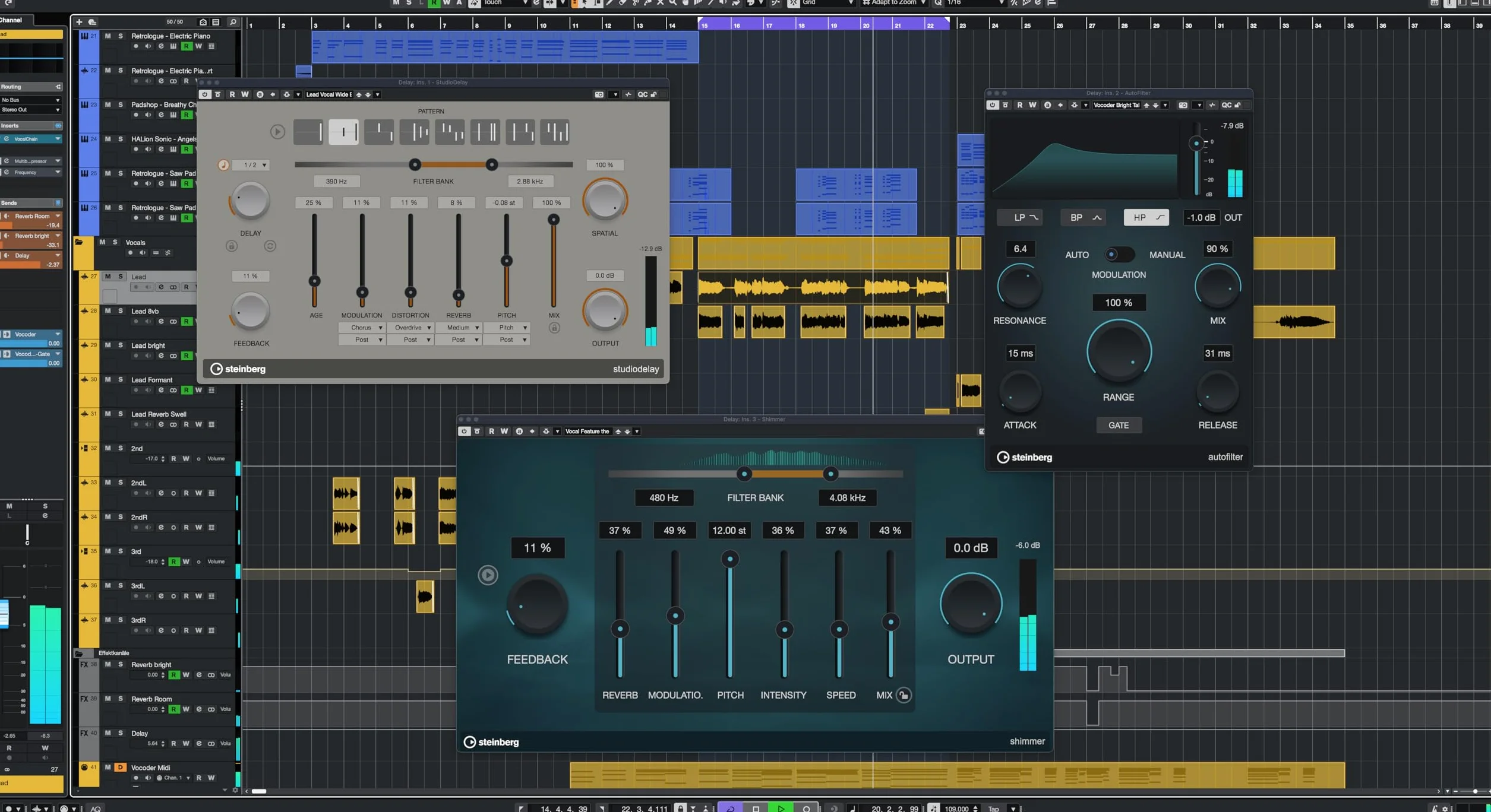 Steinberg Cubase Artist 14 séquenceur audio MIDI logiciel enregistrement studio 1 appareil 1 Usager code activation email