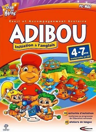 Adibou initiation à l'anglais 2006 maternelle CP 4-7 ans