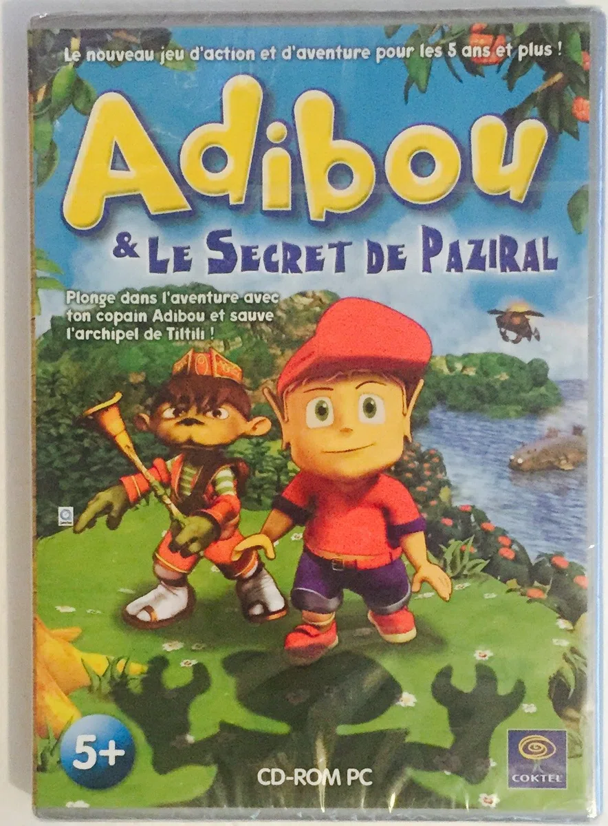 Adibou et le Secret de Paziral, 5 ans et plus (jeu d'action et d'aventures)