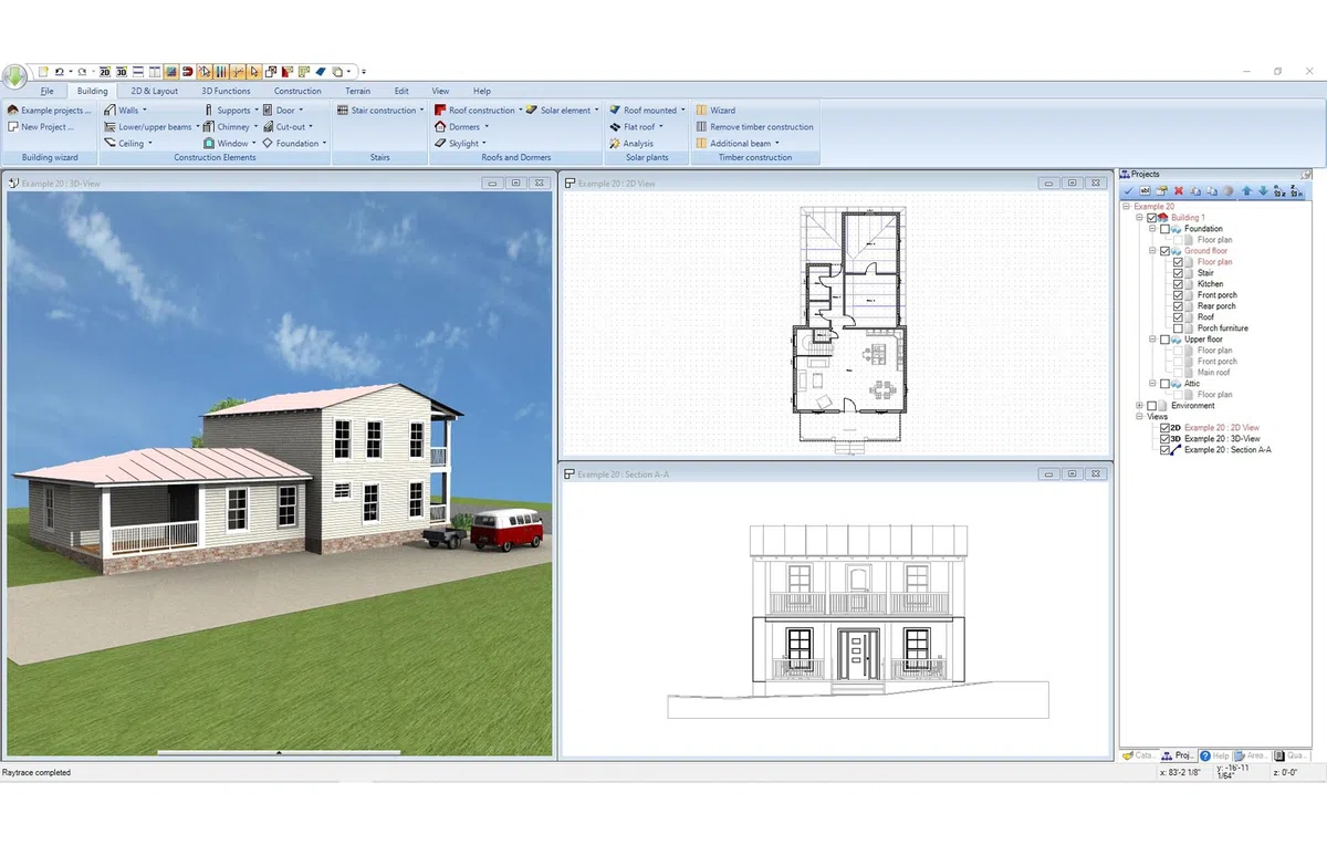3D CAD 12 PRO - The professional CAD solution, from blueprints to interior design, Architecture for Win 11, 10