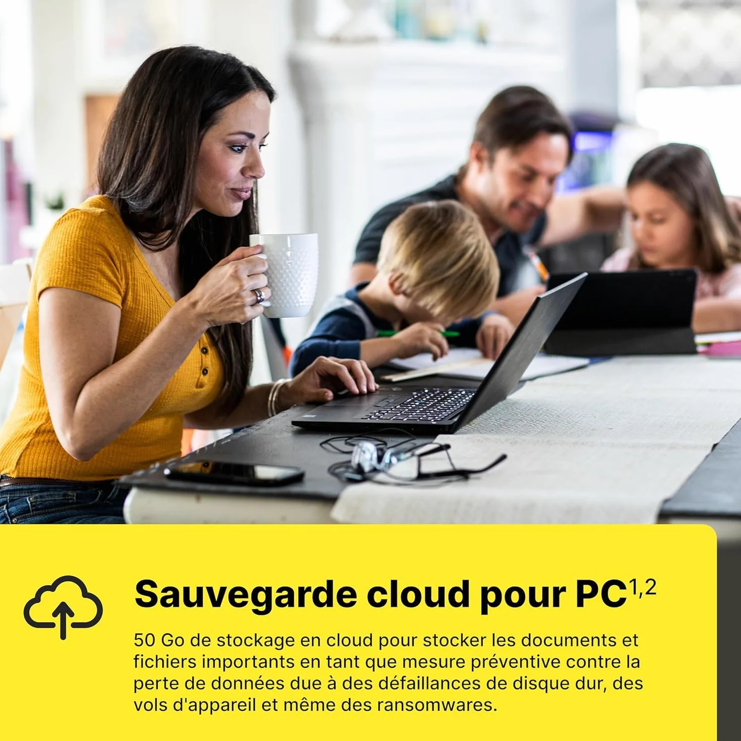 Norton 360 Deluxe 2026 3 Appareils 1 An Abonnement Renouvellement Automatique Téléchargement