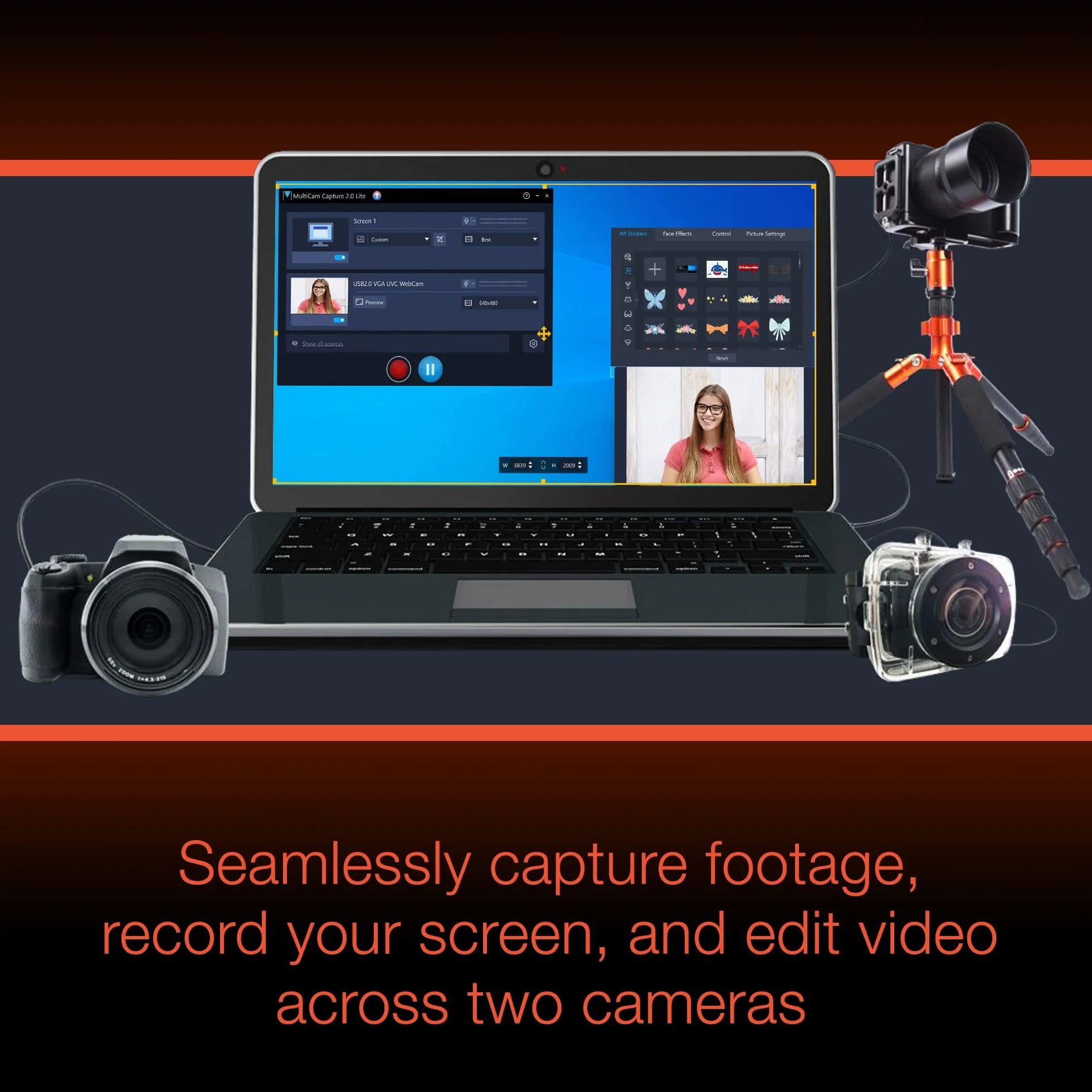 Pinnacle Studio 26 Logiciel de montage vidéo et enregistrement d'écran Carte clé PC