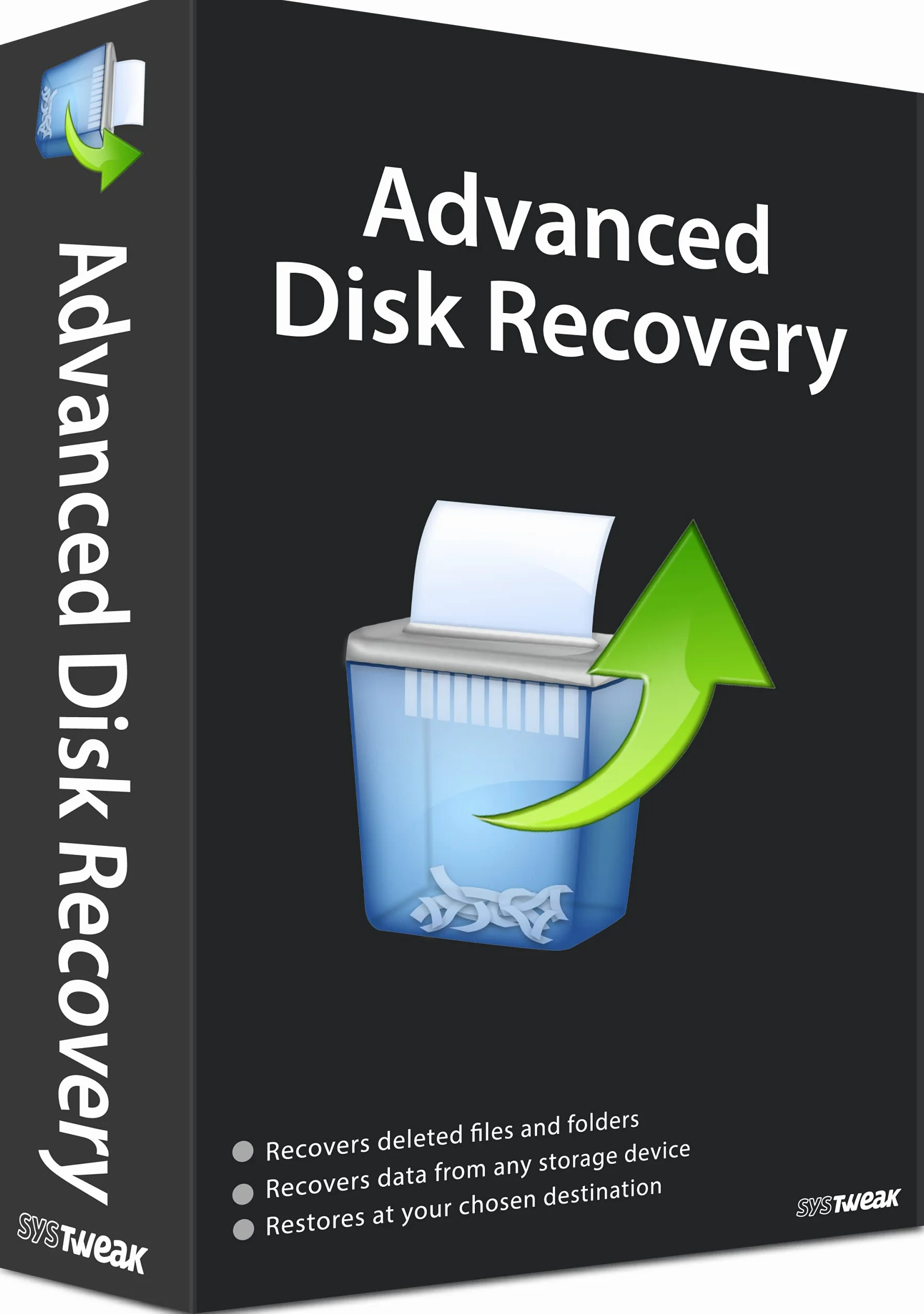 Systweak Advanced Disk Recovery 1 PC 1 an Récupération de photos vidéos audios documents Windows USB Disque dur externe
