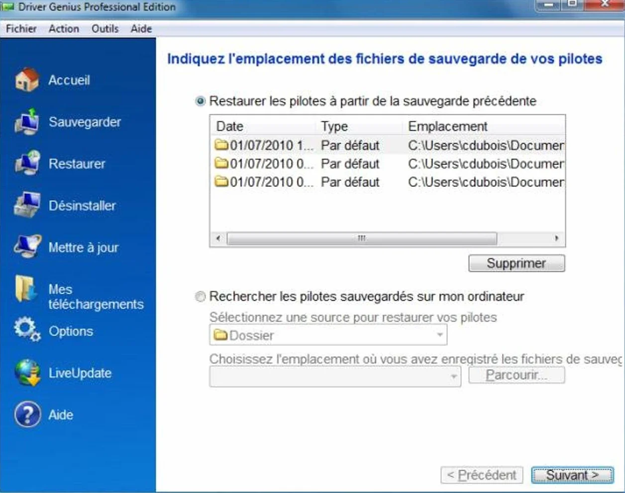 Driver Genius 11 professionnel