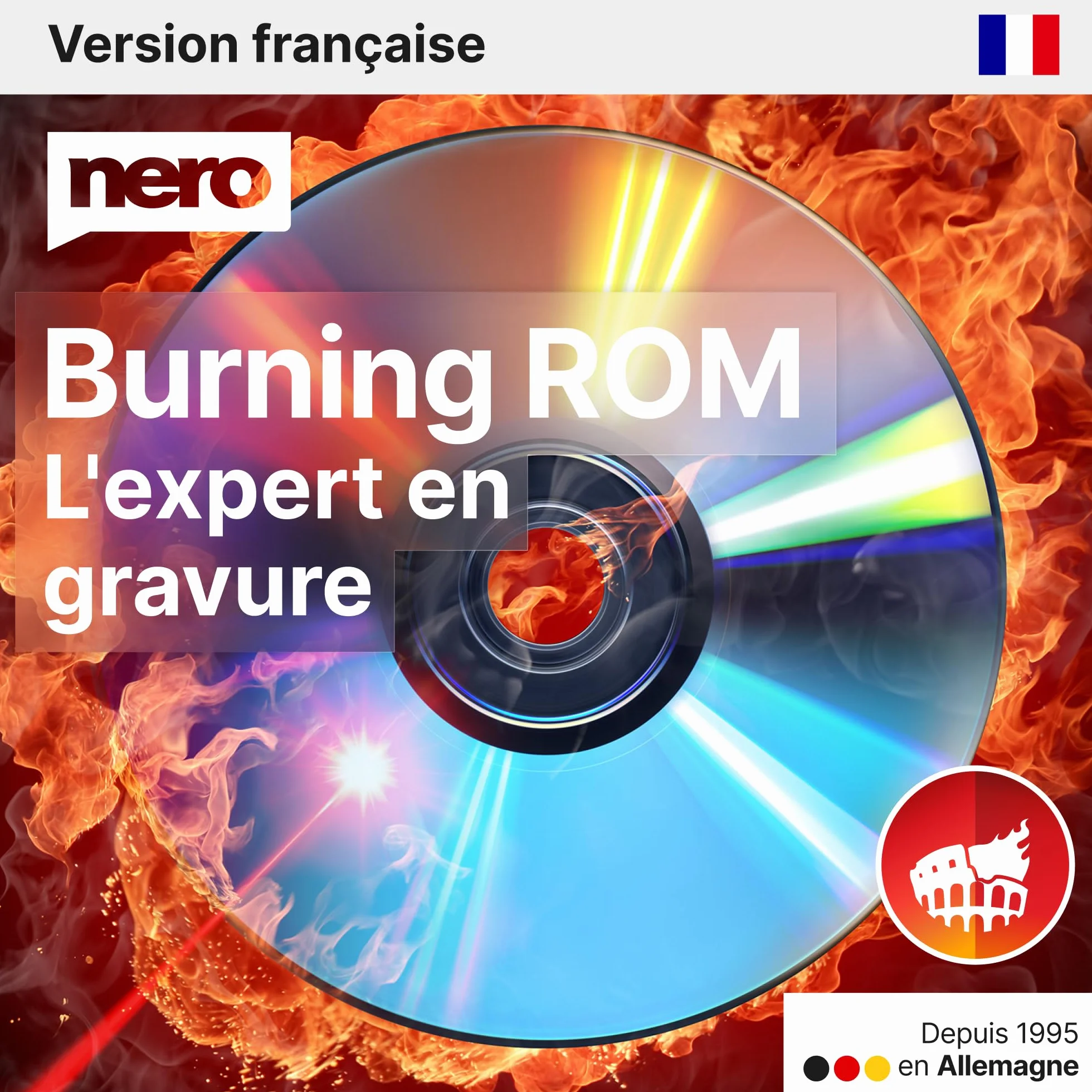 Nero L’Original 2026 | Nero Burning ROM | Logiciel de Gravure CD DVD Blu-ray | Licence à Vie 1 PC | Windows 11/10/8/7