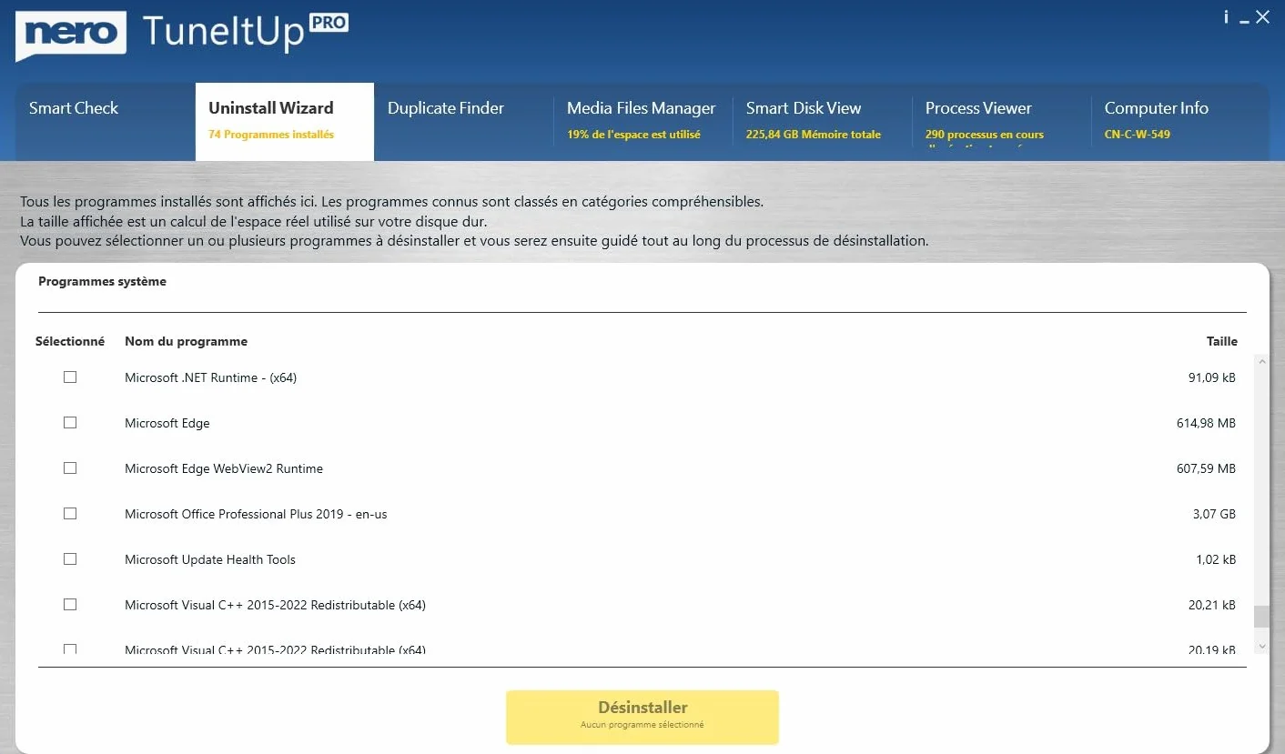 Nero TuneItUp PRO | Logiciel optimisation PC | Accélérer Windows | Licence annuelle | Windows 11/10/8/7 | 1 PC