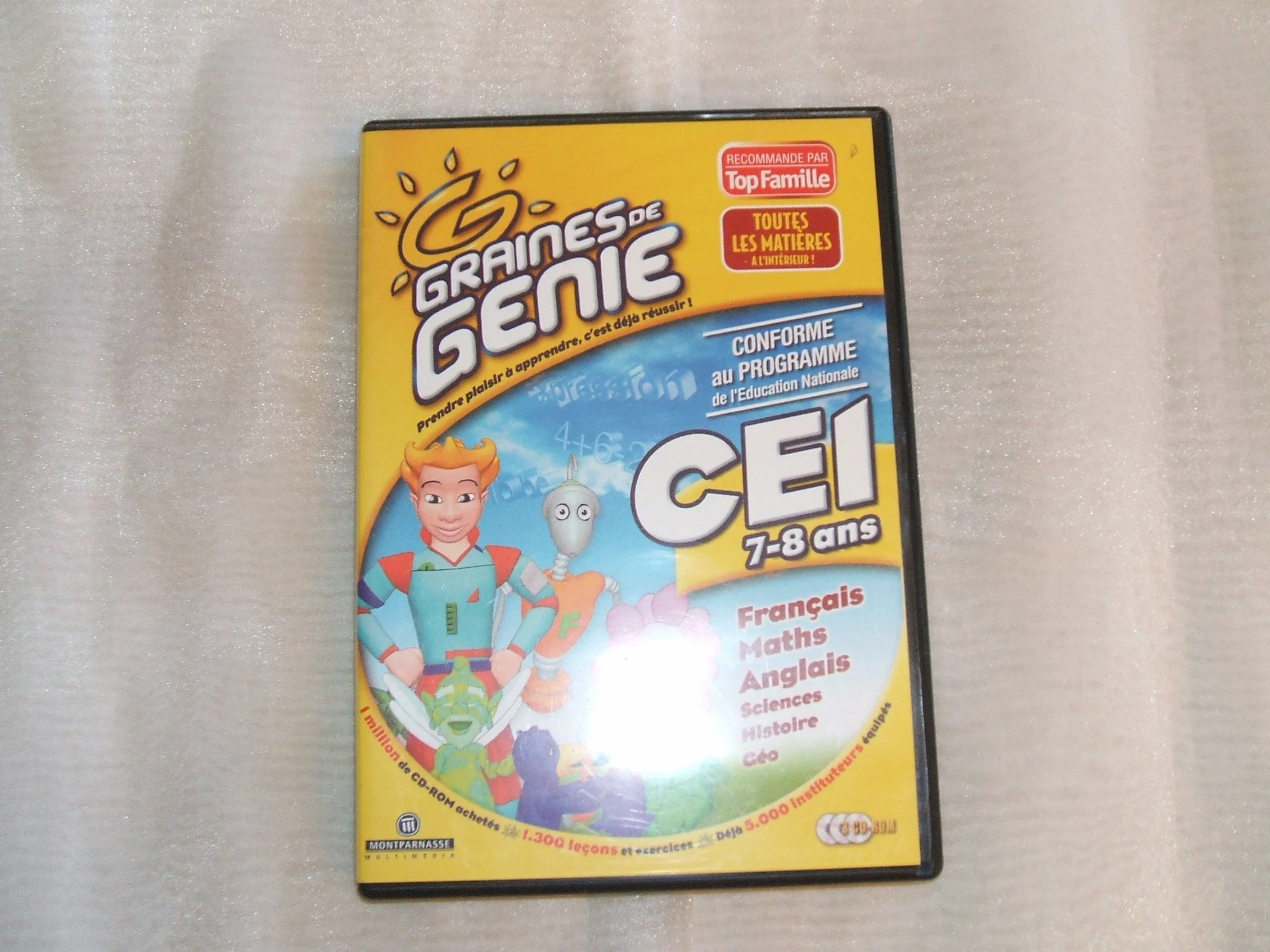 Graine de génie CE1 : Français, math, anglais, sciences, histoire, géo