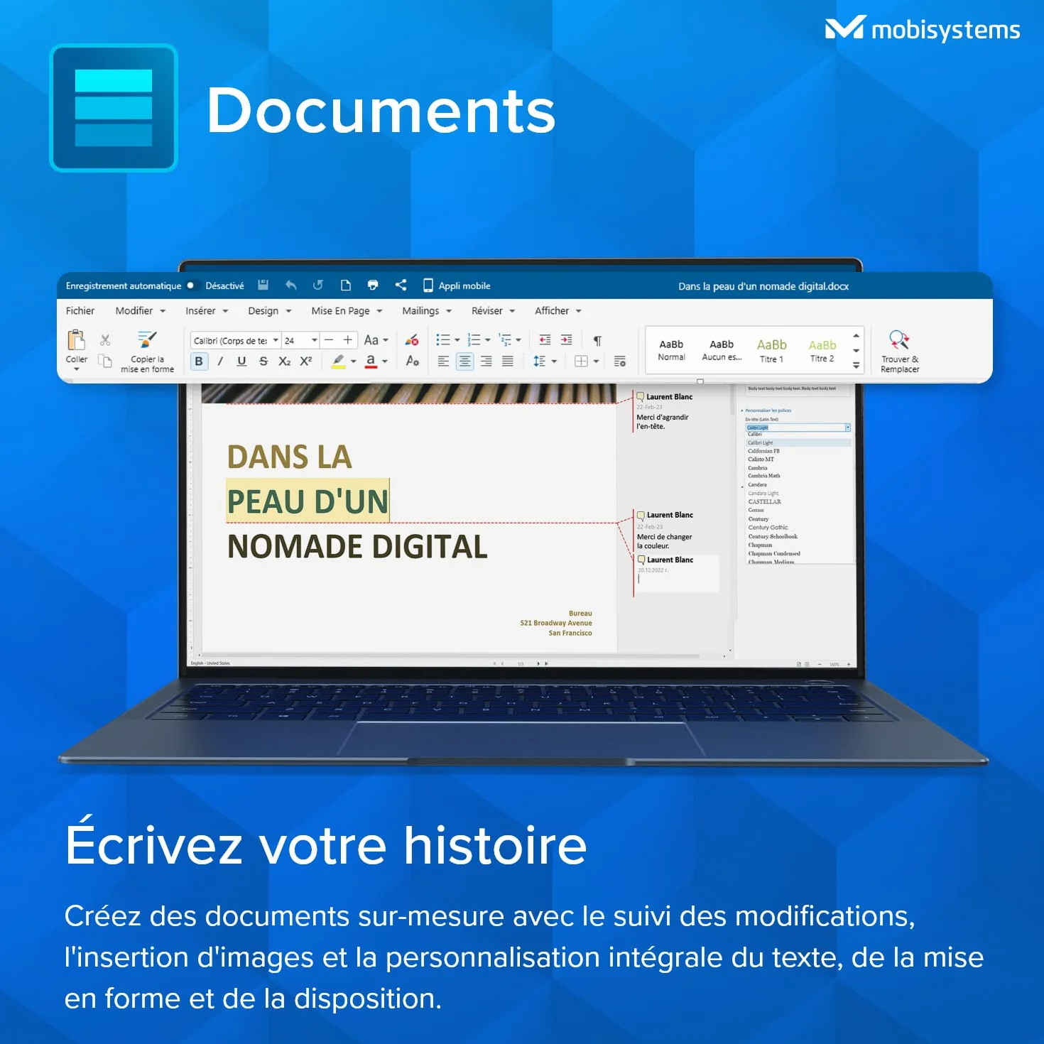 OfficeSuite Home & Business 5-en-1 Licence à vie 1 ordinateur Windows 1 utilisateur Code en ligne PC