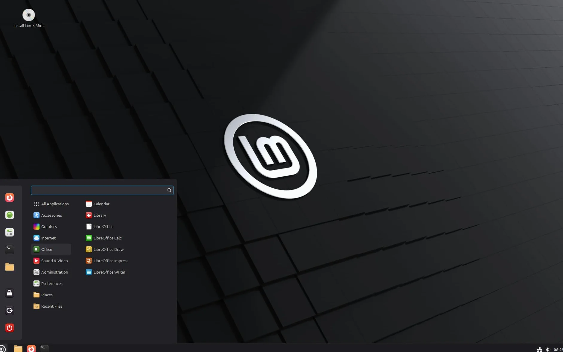 Linux Mint 22.3 Clé USB bootable 64 Bits Installation facile système d'exploitation français mode LIVE
