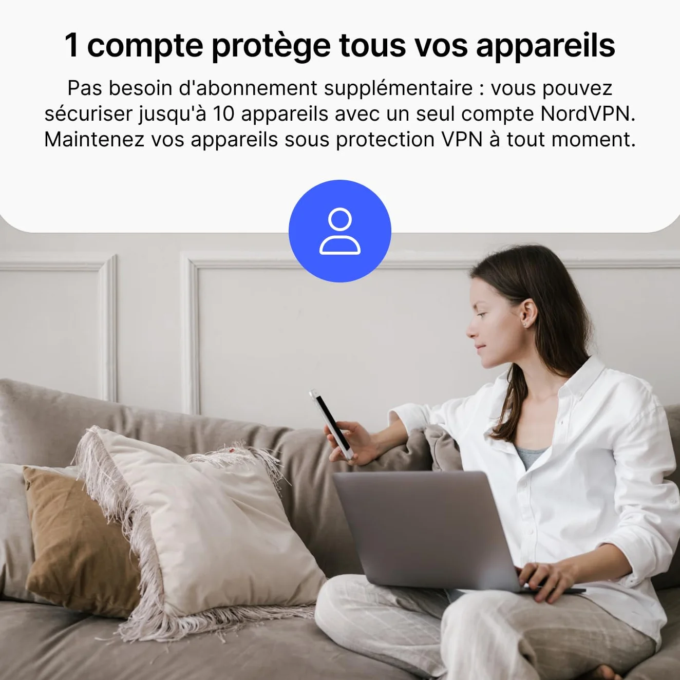 NordVPN Standard 10 Appareils 1 An + 1 Mois Extra Code Numérique