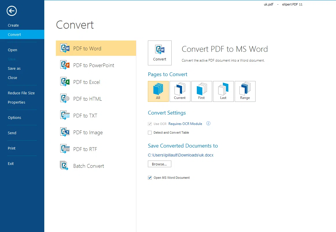 eXpert PDF 11 Converter [Téléchargement]