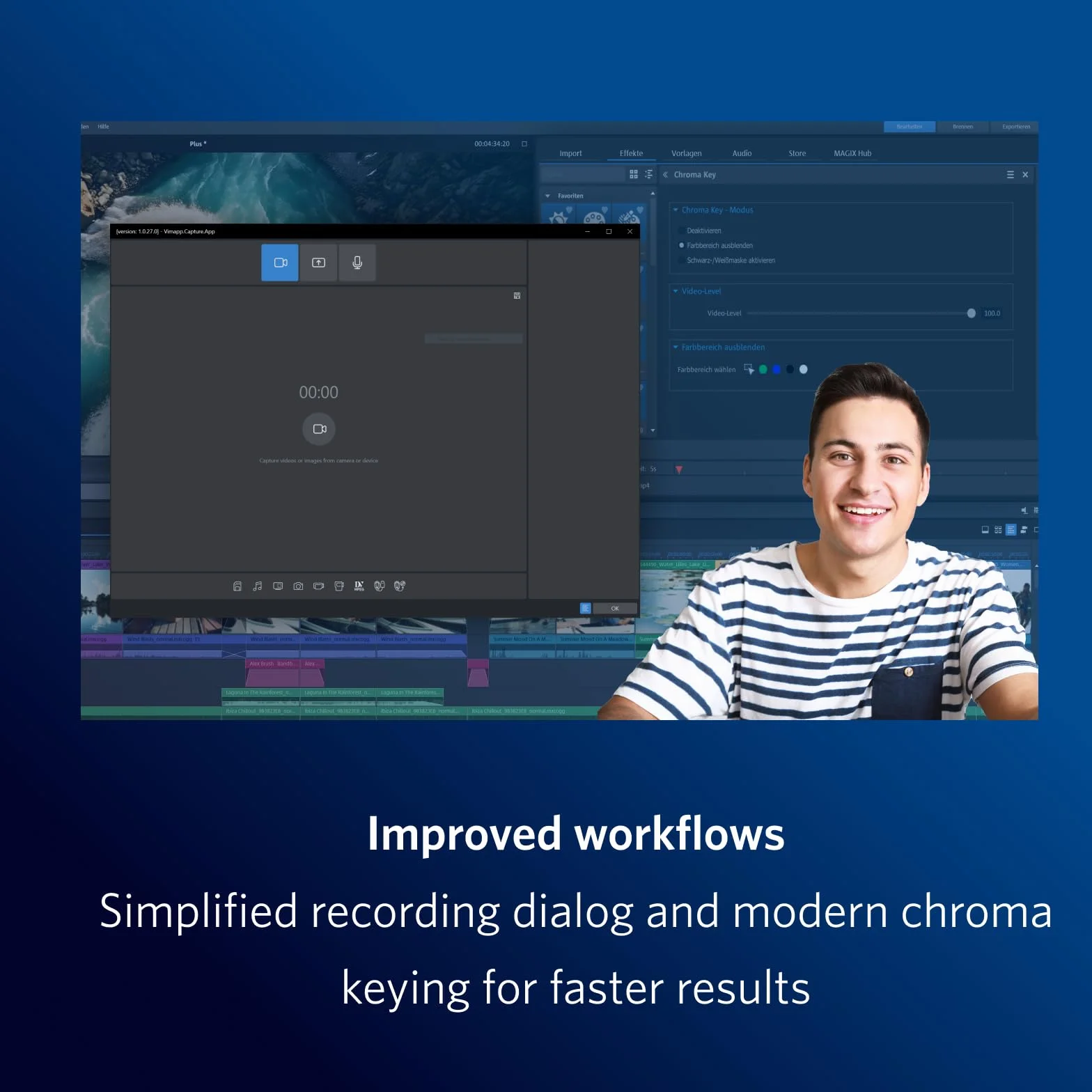 MAGIX Movie Studio 2025 Suite - Montage vidéo pour Windows 10/11 PC | 1 licence complète pour 2 appareils