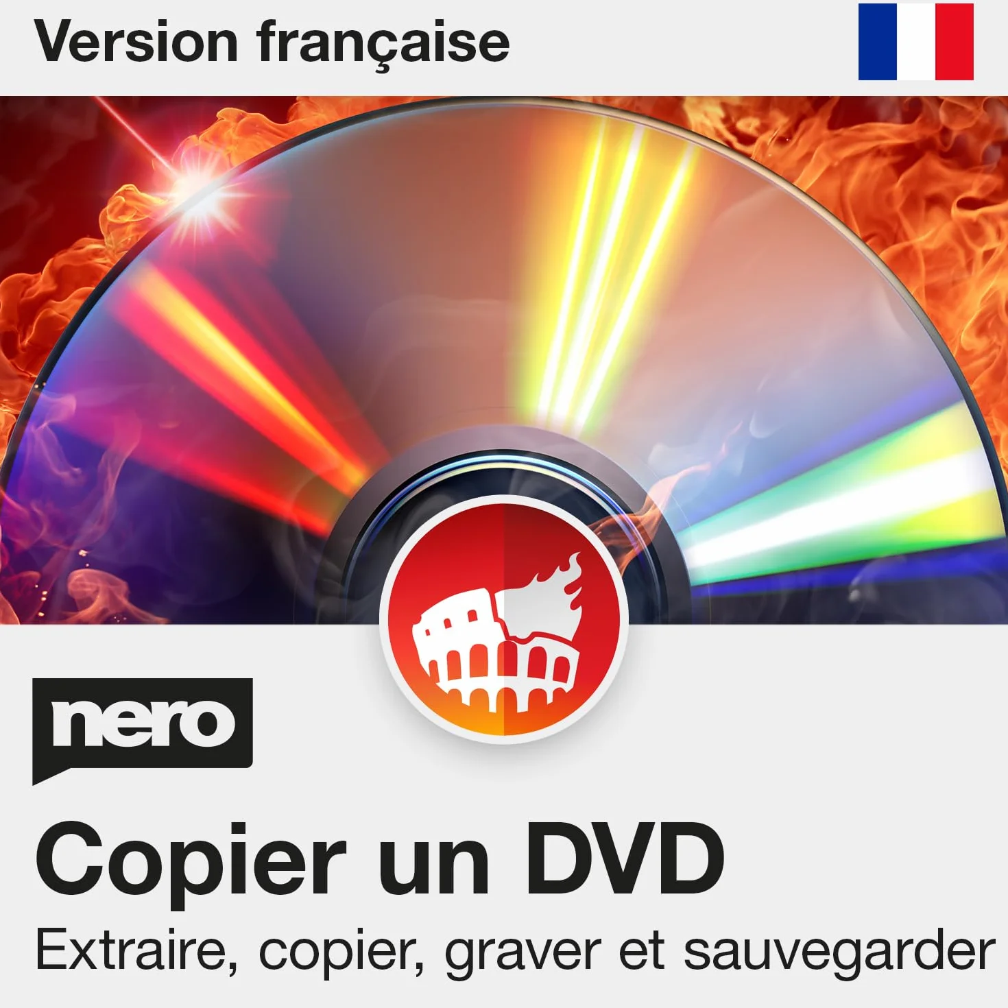 Nero Burning ROM 2026 Logiciel DVD Vidéo et Données Sauvegarde Sécurisée Licence à Vie 1 PC Windows 11/10/8/7
