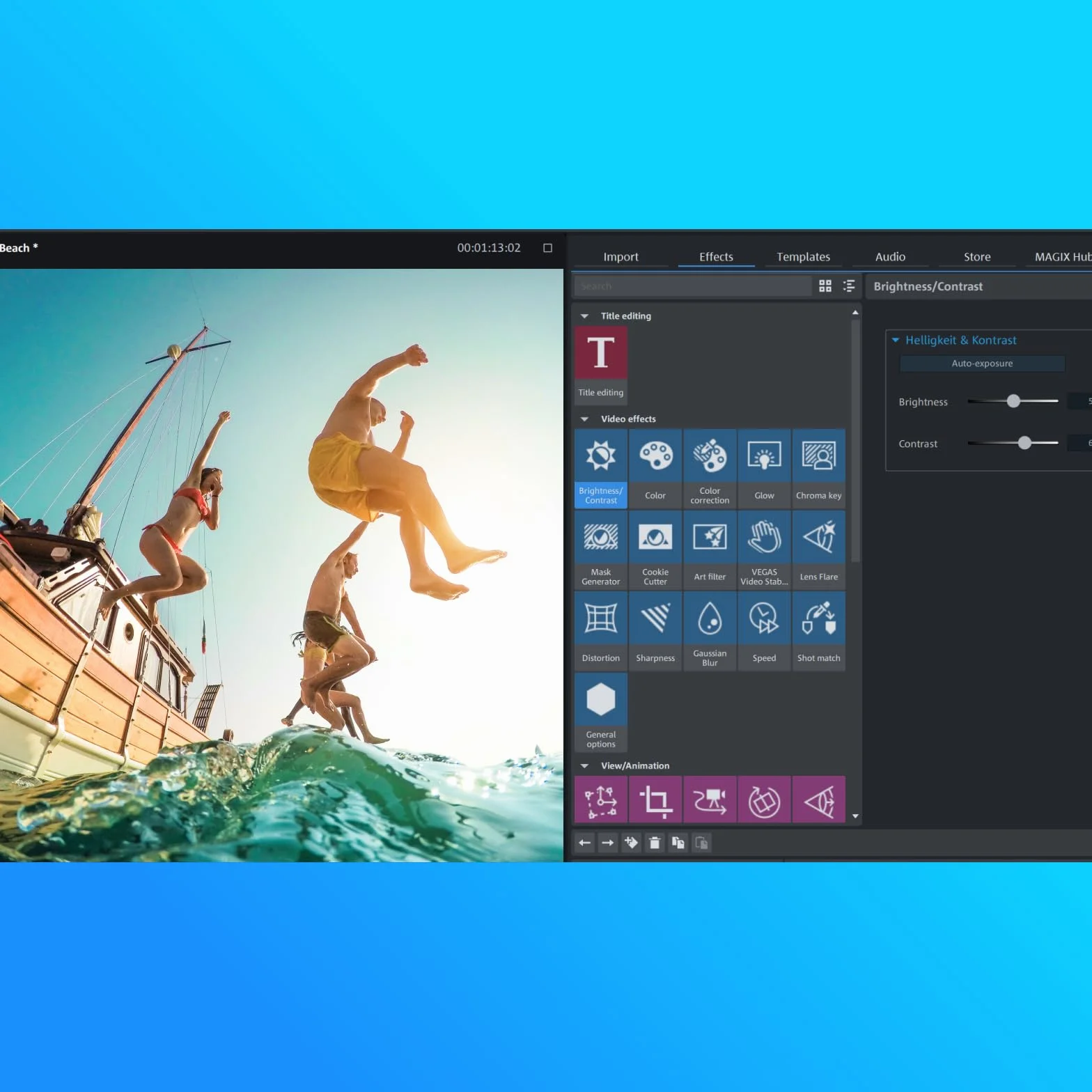 MAGIX Movie Studio 2024 Platinum : Logiciel de montage vidéo créatif pour Windows 10/11 PC | Licence de téléchargement