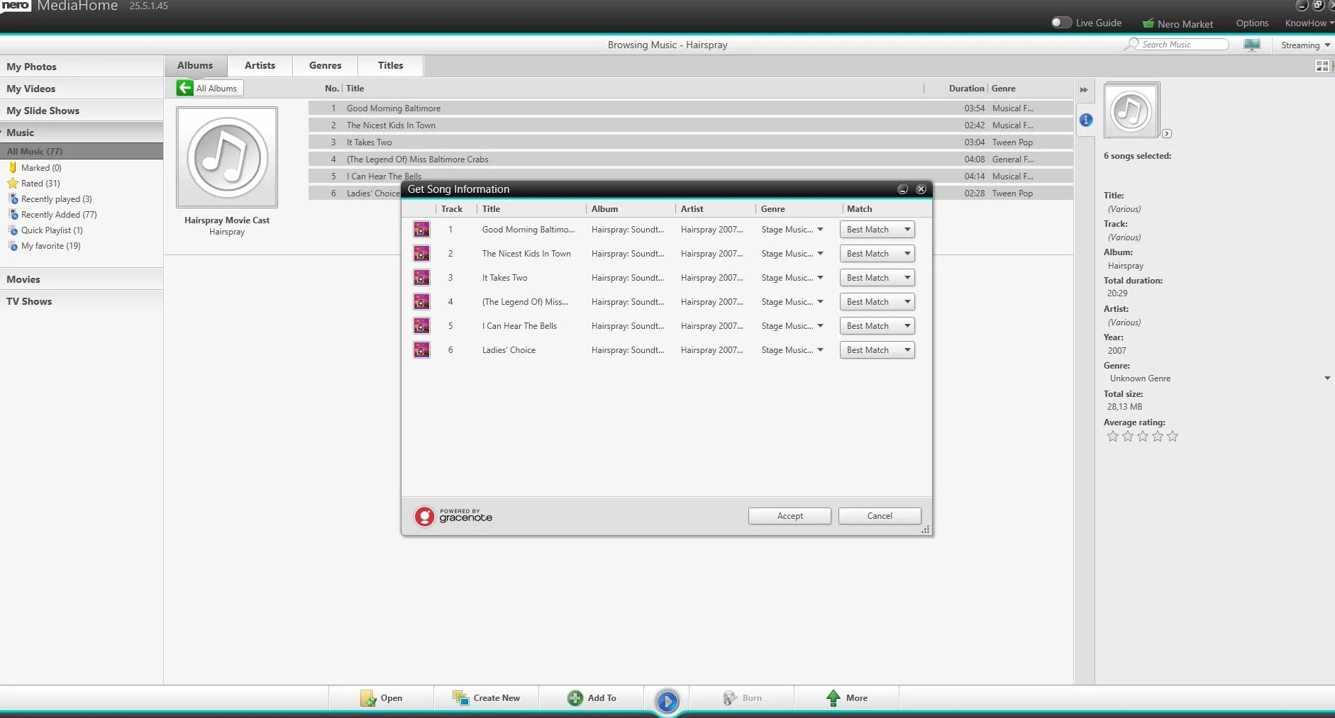 Nero MediaHome Gestion de Musique | Organiser et Lire Morceaux | Reconnaissance Automatique et Import CD Audio | Licence à vie | 1 PC | Windows 11 / 10 / 8 / 7