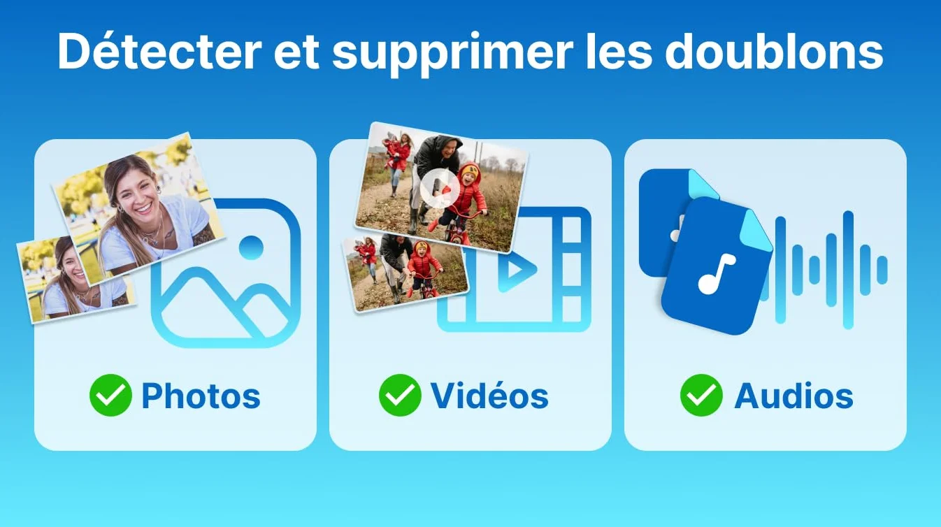 Nero Duplicate Manager | Doublons photos vidéos musique IA images similaires Scan disques externes Licence à vie 1 PC Windows 11/10/8/7