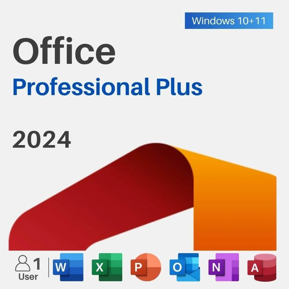 Microsoft Office 2024 Professionnel Plus Licence à vie 1 PC Activation en ligne