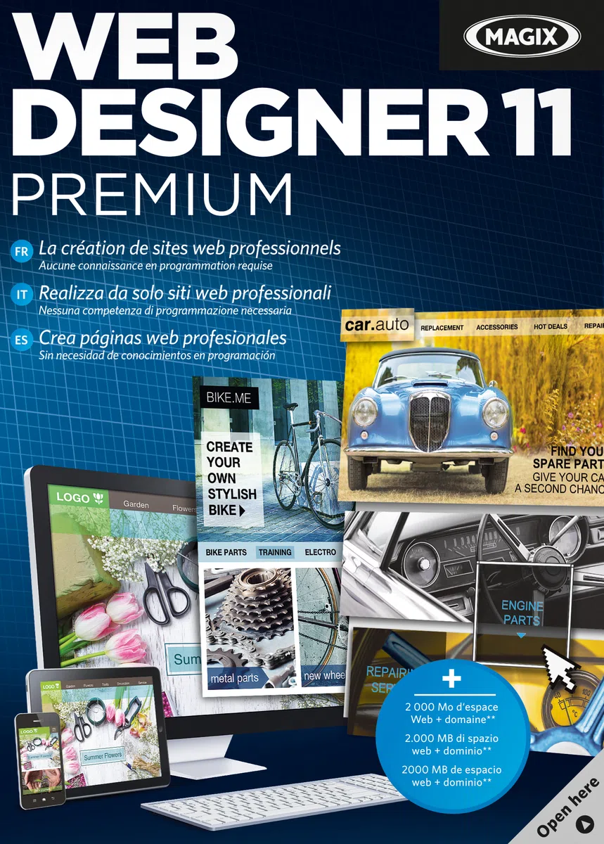 MAGIX Web Designer 11 Premium [Téléchargement]