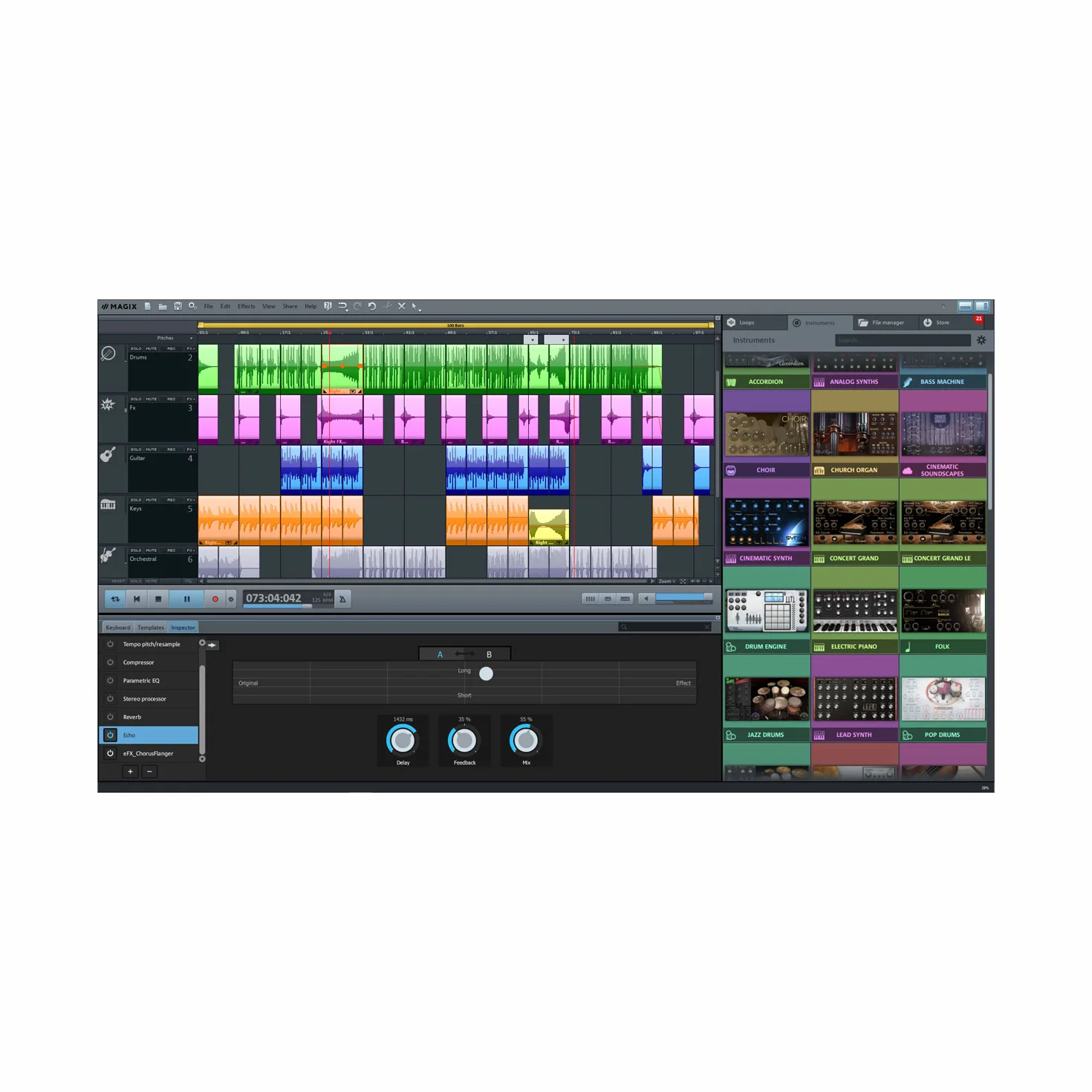 MAGIX Music Maker Plus Edition 2018 production enregistrement mixage musique Téléchargement