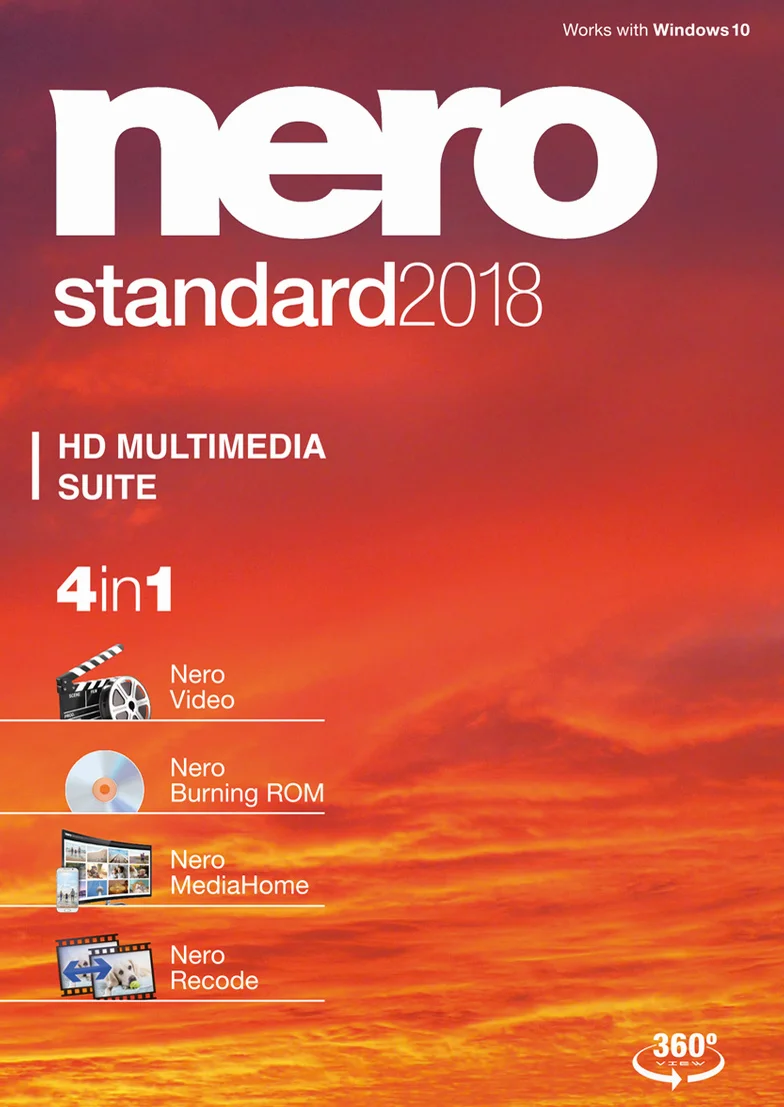 Nero 2018 Standard Téléchargement