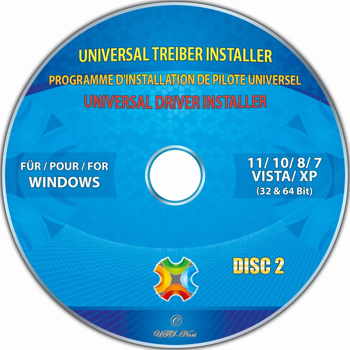 Programme d'installation universel du pilote pour Windows 11 10 8 7 Vista XP 32 64 bits