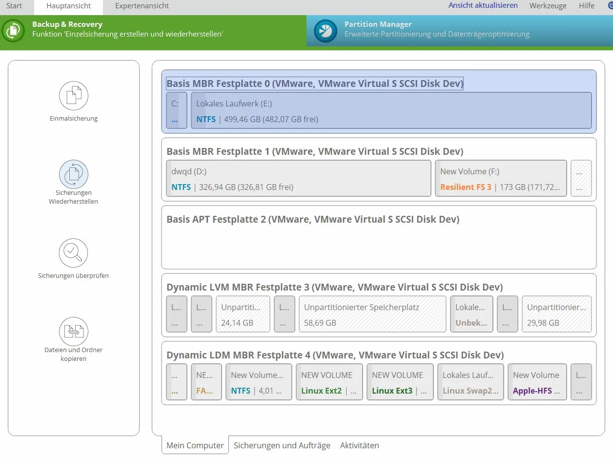 Paragon Backup & Recovery Pro 1 Licence Windows Backup-Software
