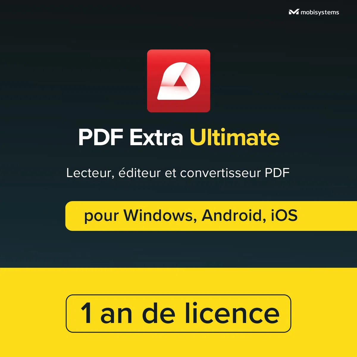 PDF Extra Ultimate | Licence annuelle | Lecteur et éditeur complet de PDF | 1 ordinateur Windows et 2 appareils mobiles