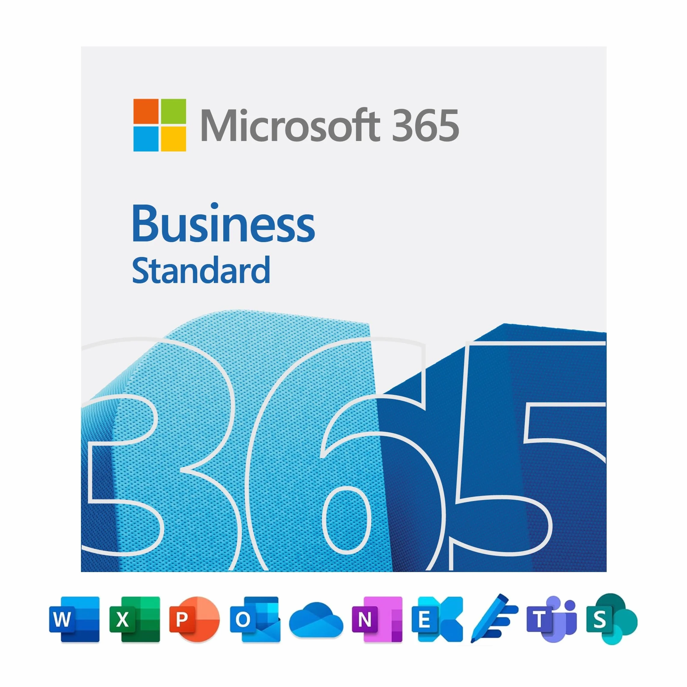 Microsoft 365 Business Standard | Office 365 apps | 1 personne | 1 an | PC/MAC, tablette et smartphone