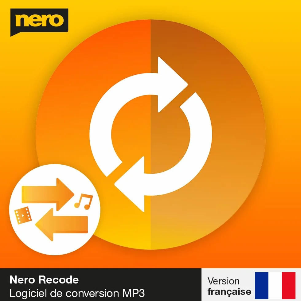 Nero Recode Logiciel Convertisseur MP3 Licence à vie 1 PC Windows 11/10/8/7