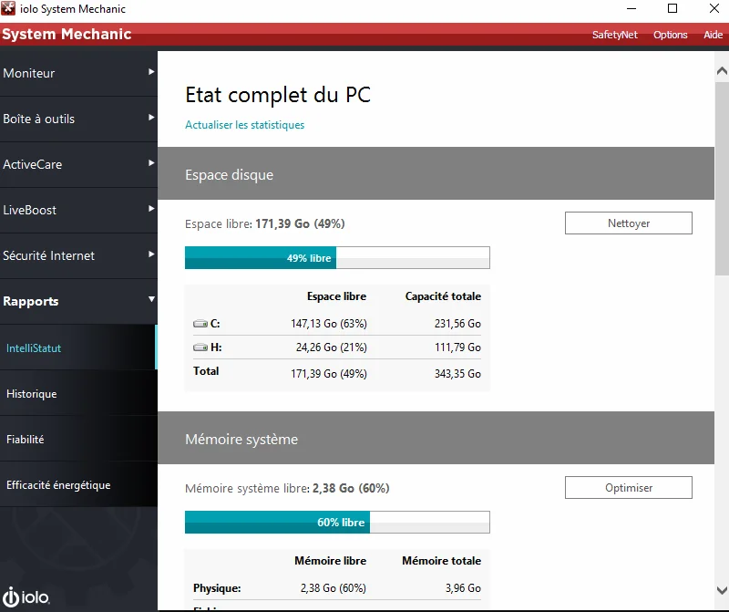 System Mechanic répare et accélère votre PC [Téléchargement]