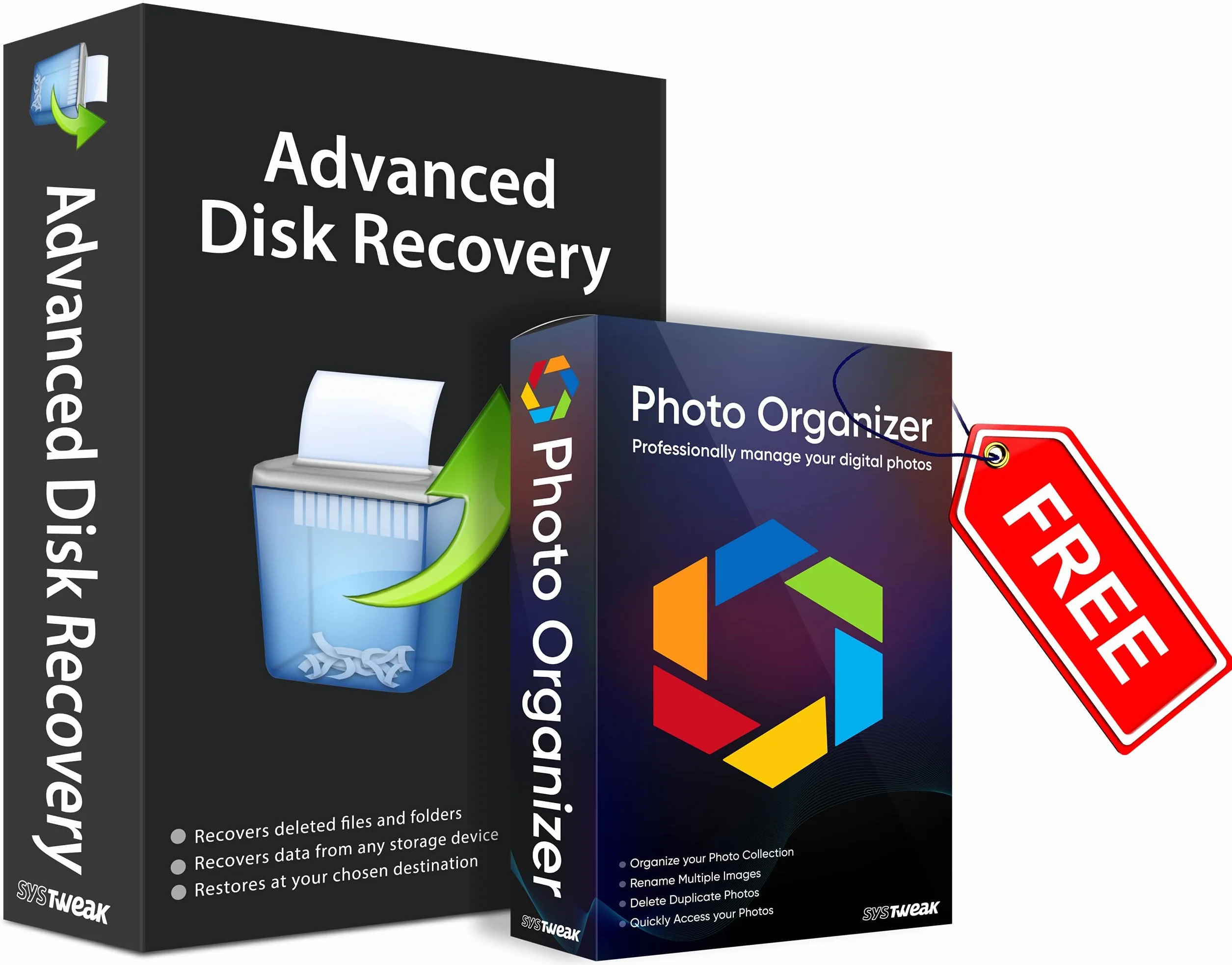Systweak Advanced Disk Recovery 1 PC 1 an Récupération de photos vidéos audios documents Windows USB Disque dur externe