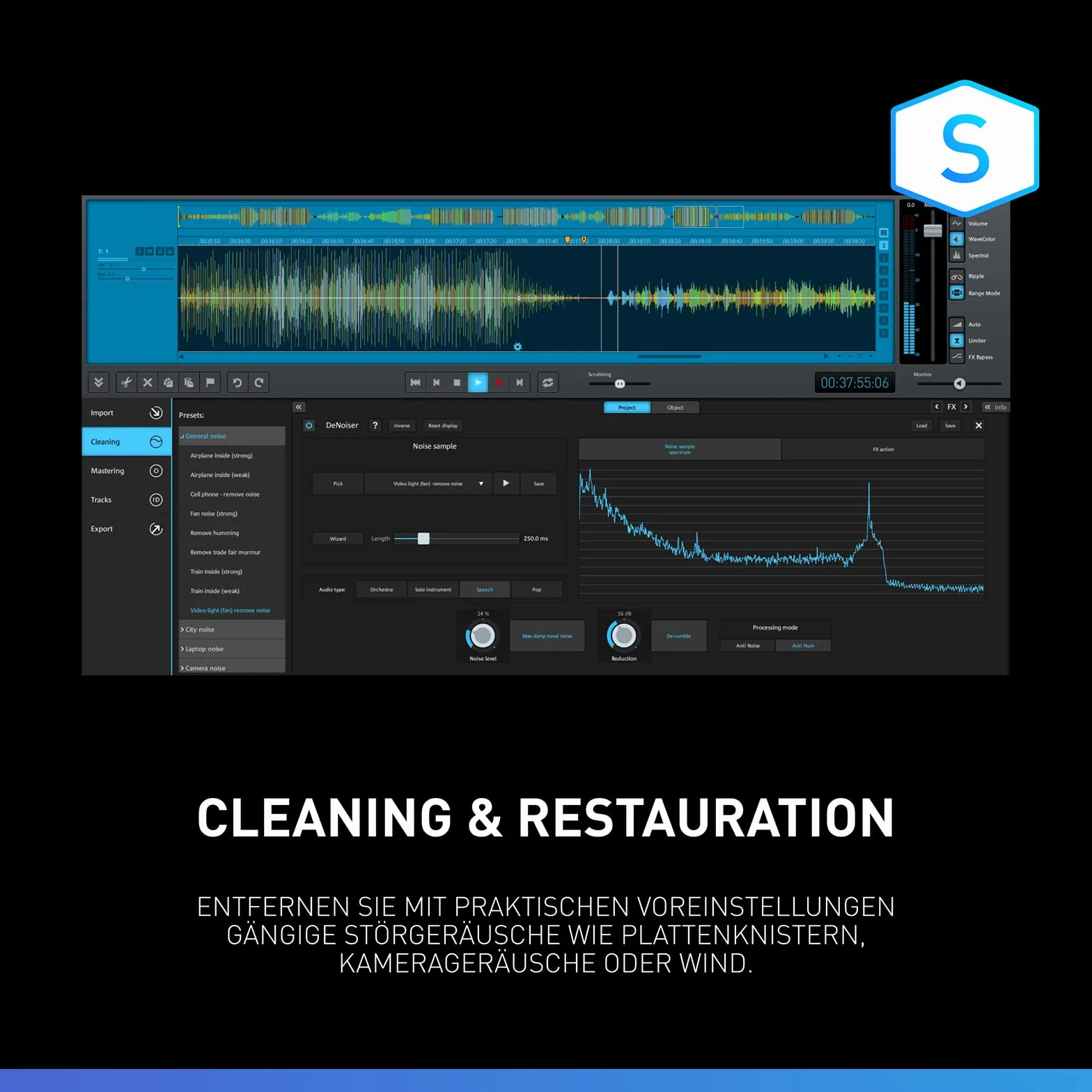 SOUND FORGE Audio Cleaning Lab Standard 2 Geräte PC Download