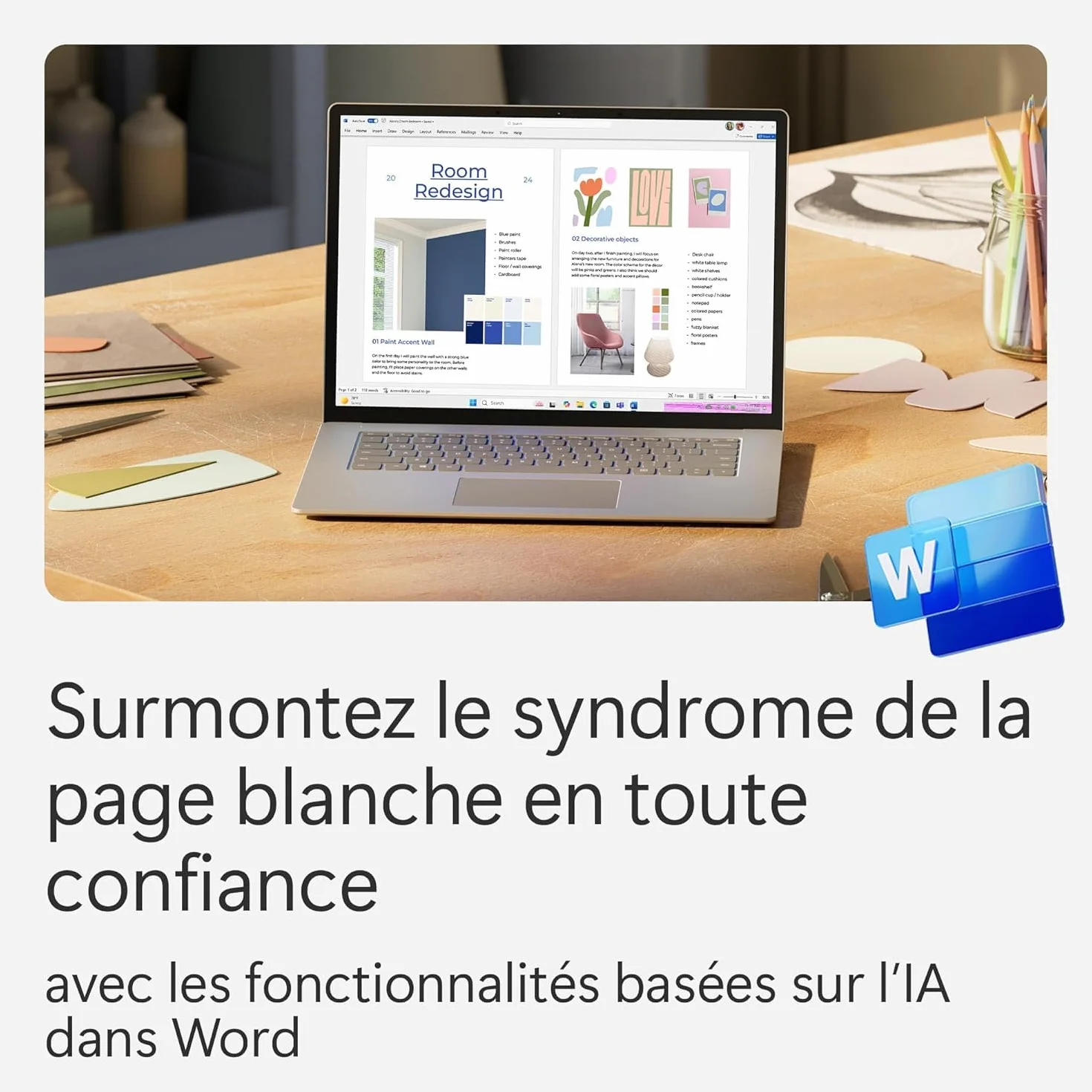 Microsoft 365 Famille 12 mois 6 utilisateurs Office IA 6To OneDrive Abonnement