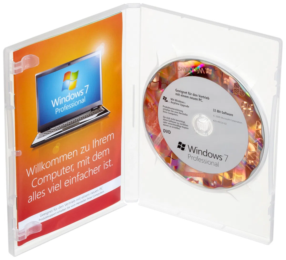 Windows 7 Professional 32 Bit OEM [import allemand]