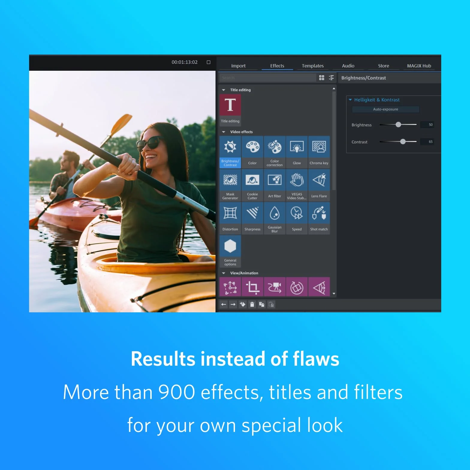 MAGIX Movie Studio 2025 Platinum - Logiciel de montage vidéo pour Windows 10/11 PC | 1 licence complète pour 2 appareils