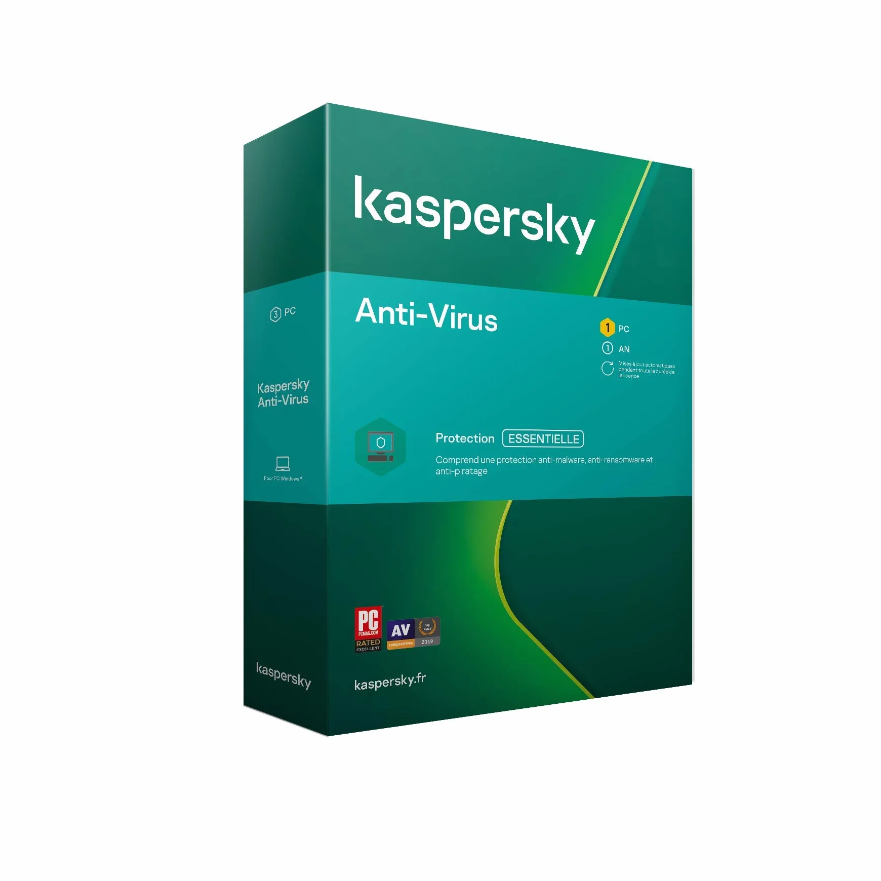 Kaspersky Antivirus 2022 3 Postes 1 An