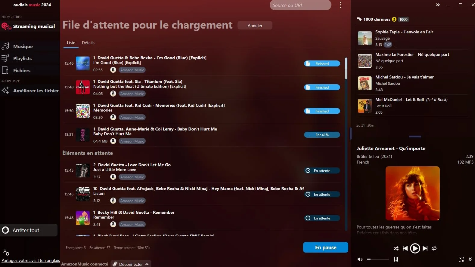 Audials Music 2024 - Trouver, enregistrer et convertir la musique et les livres audio des services de streaming | 1 appareil | Code d'activation PC
