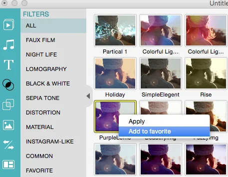 Wondershare Filmora video editor pour Mac Téléchargement
