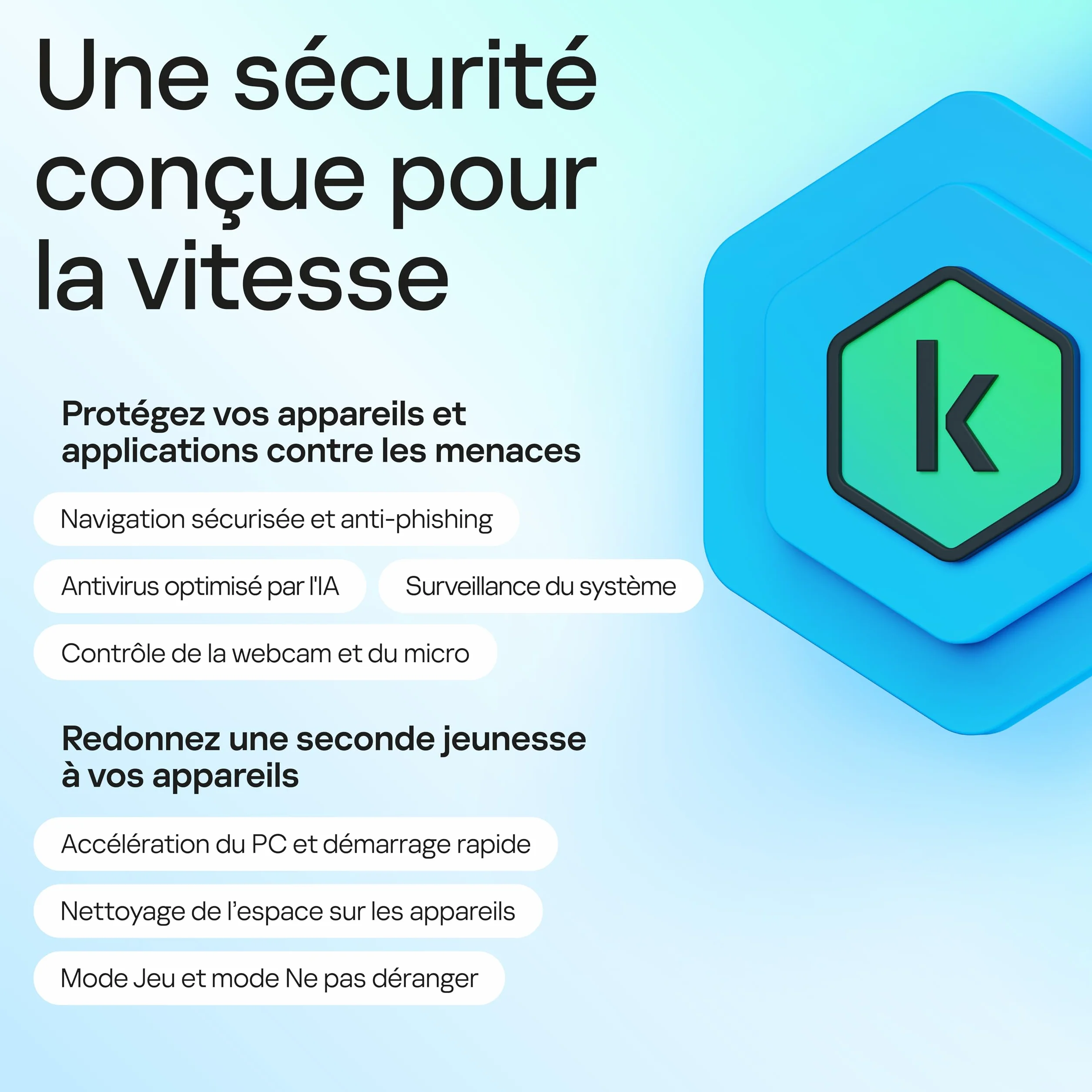 Kaspersky Standard Anti-Virus 2026 | 1 appareil | 1 an | Sécurité Avancée | Protection bancaire | PC/Mac/Mobile