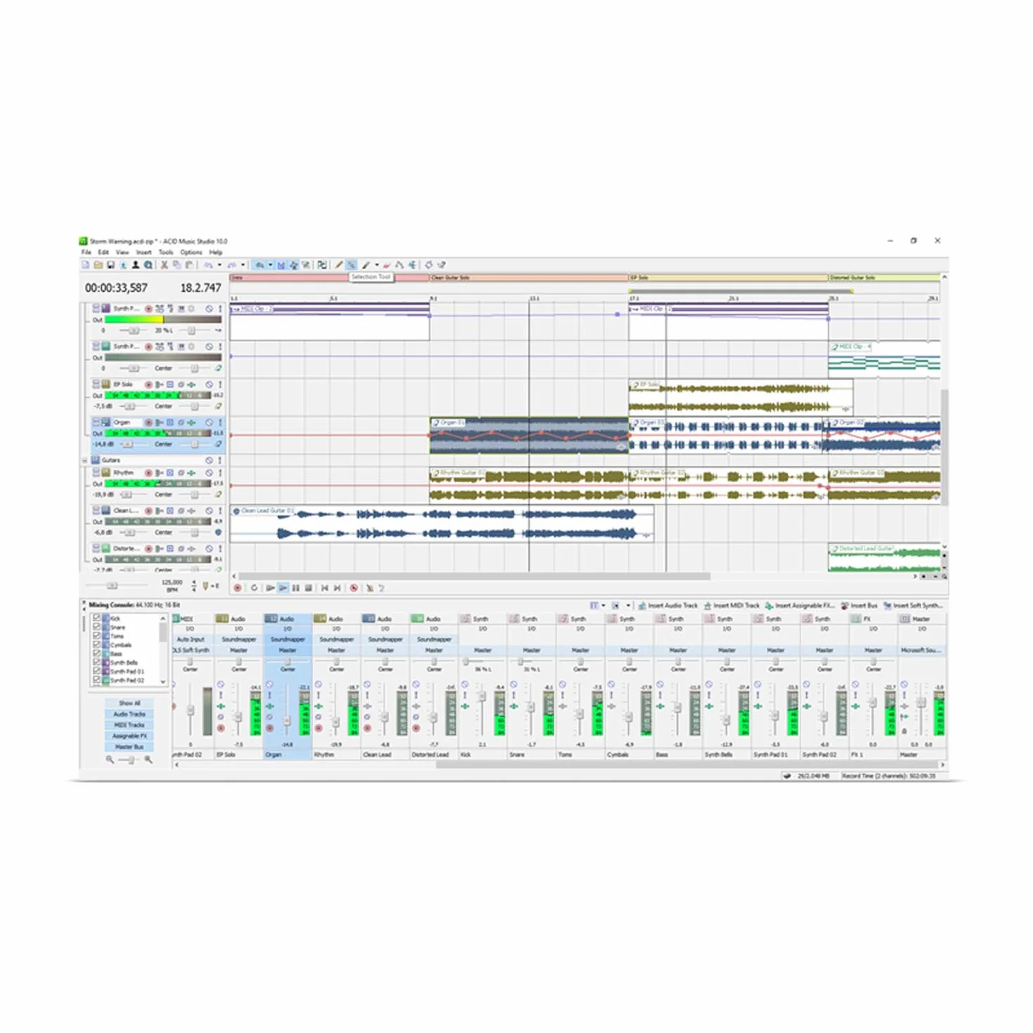 ACID Music Studio 10 Téléchargement