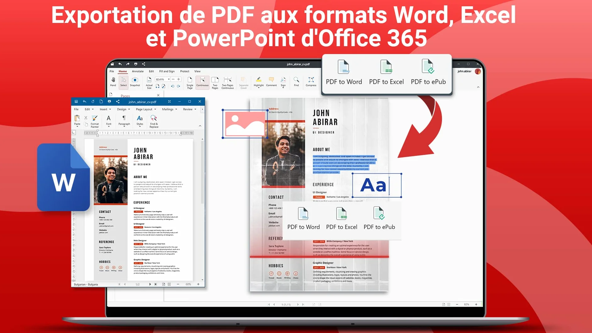 PDF Extra Lifetime - Éditeur professionnel de PDF - Licence à vie pour 1 utilisateur PC Windows