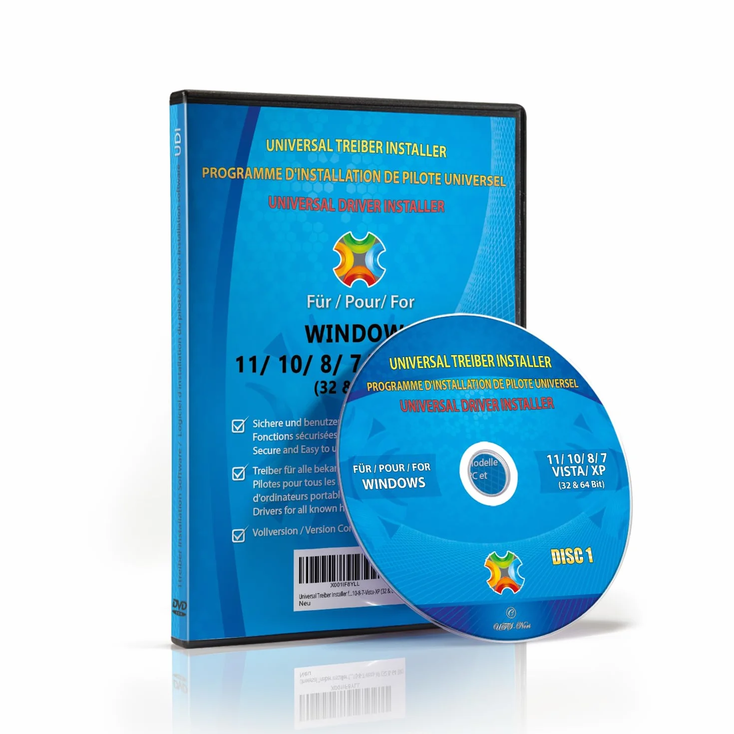Programme d'installation universel du pilote pour Windows 11 10 8 7 Vista XP 32 64 bits