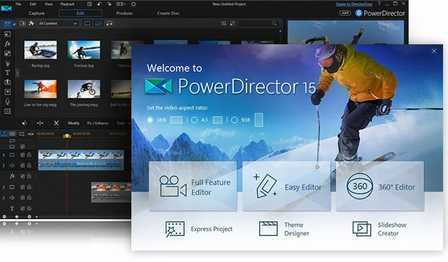 CyberLink PowerDirector 15 Deluxe Téléchargement