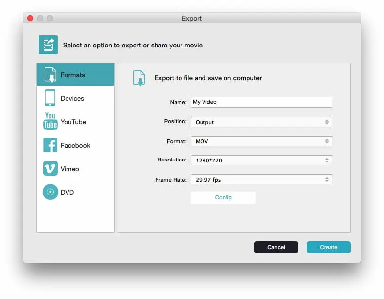 Wondershare Filmora video editor pour Mac Téléchargement