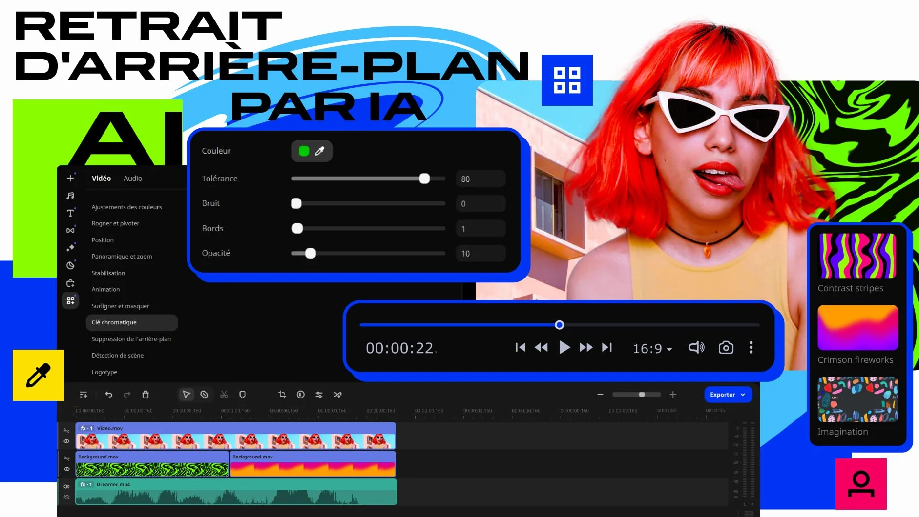 Movavi Video Editor Licence d'un an Personnelle 1 appareil PC Code d'activation