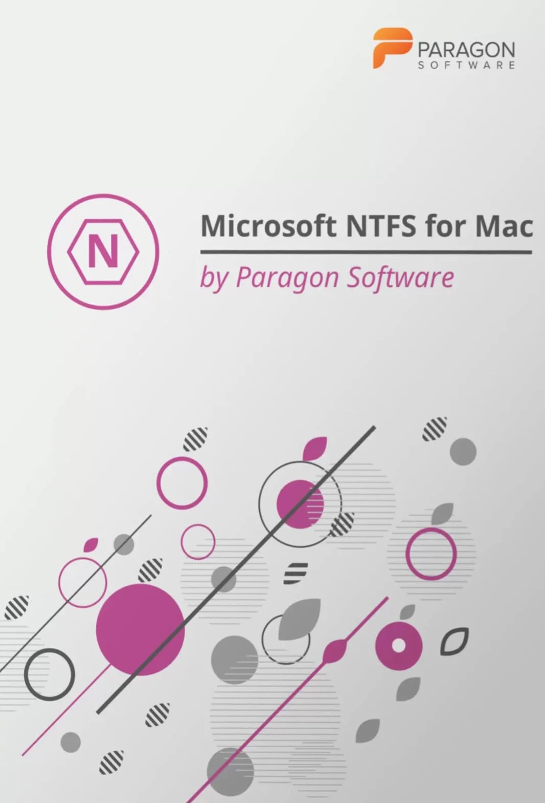 Paragon Software NTFS for Mac - Écrire fichiers NTFS macOS Sonoma - 1 Appareil 1 Usager Code Activation